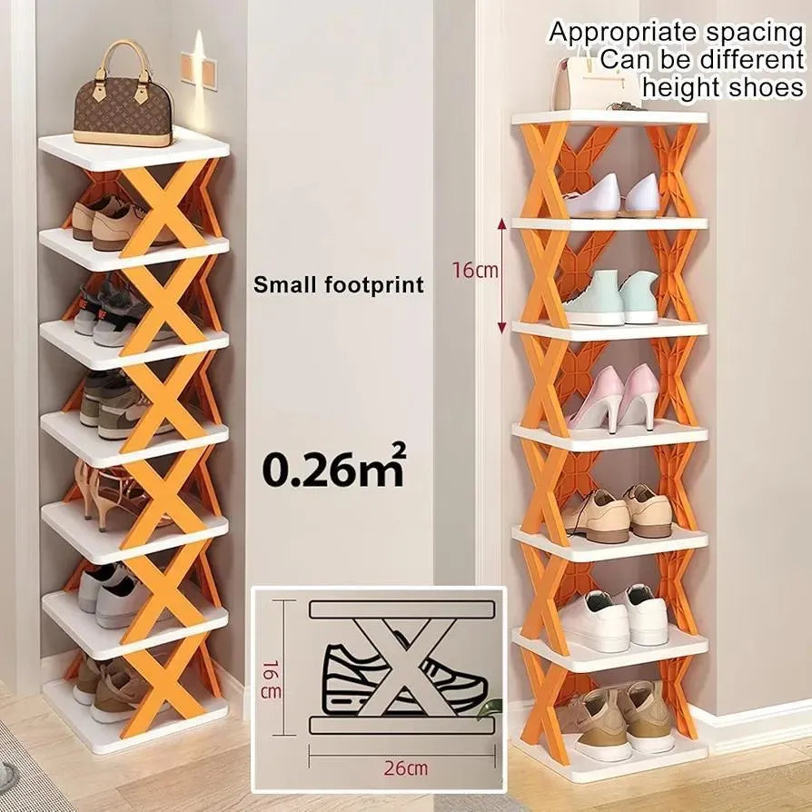 Stylish X-Shap Shoe Rack For Small Spaces