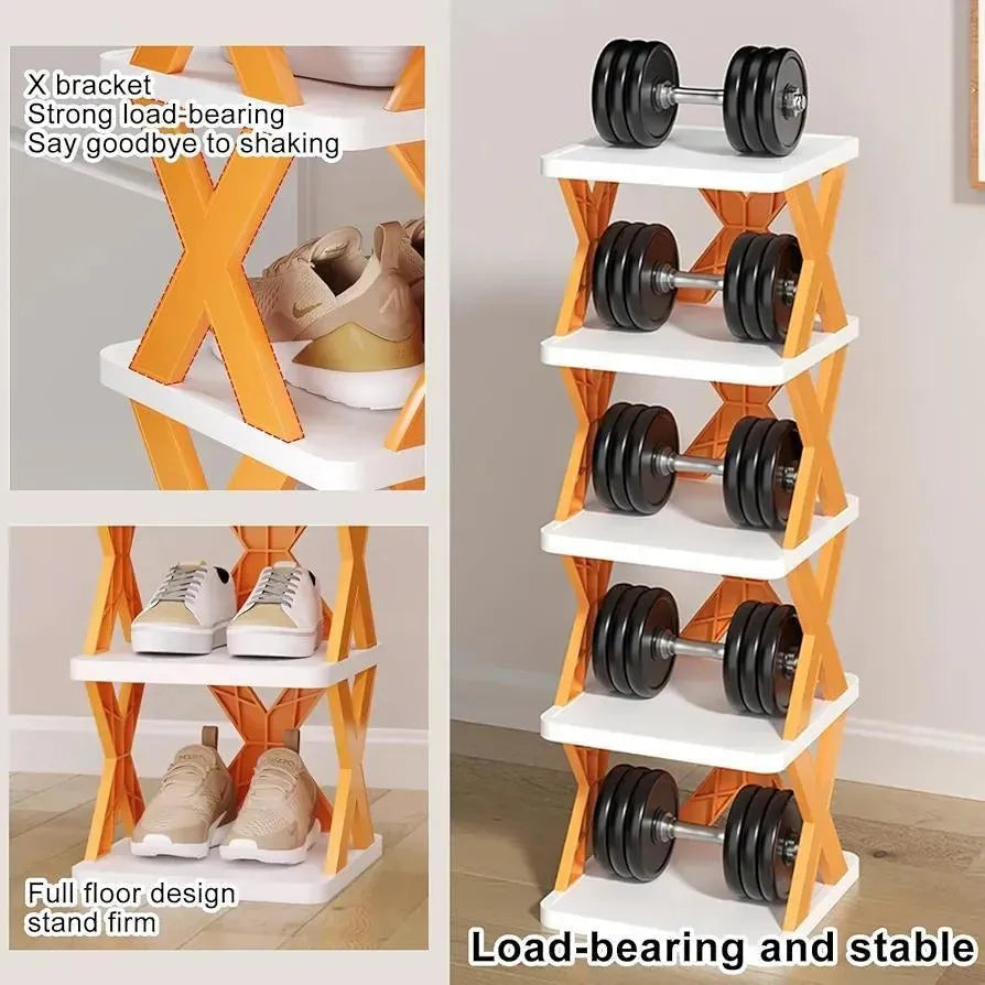 Stylish X-Shap Shoe Rack For Small Spaces