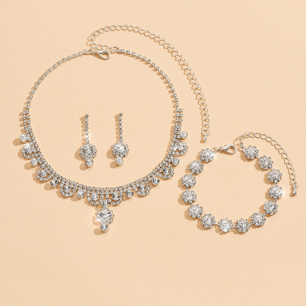Branded Bridal Jewelry With Necklace Earrings  Bracelet
