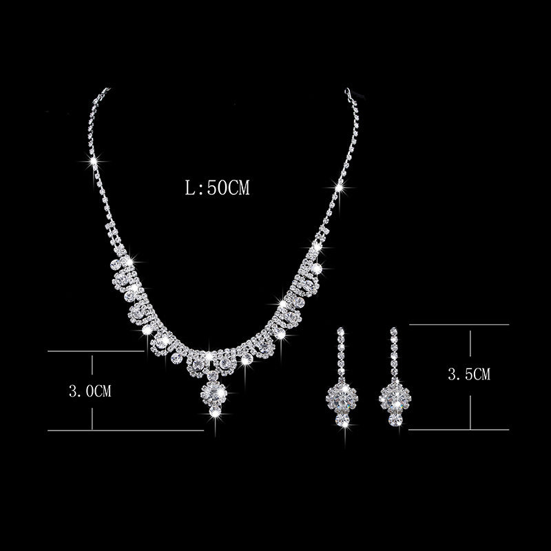 Branded Bridal Jewelry With Necklace Earrings  Bracelet