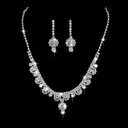 Branded Bridal Jewelry With Necklace Earrings  Bracelet