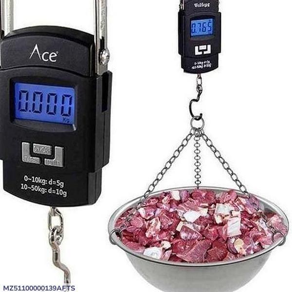 2 Pcs Digital Kitchen Scale Black ABS