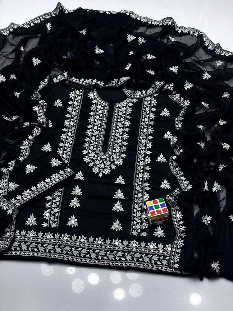 Unstitch 3 Pcs Black suit