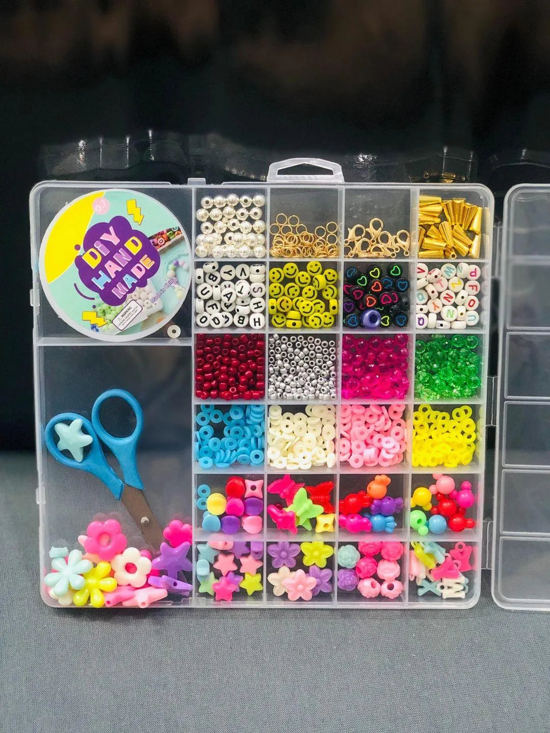 Jewellery Beads Crystal Tag Set for Kids Craft