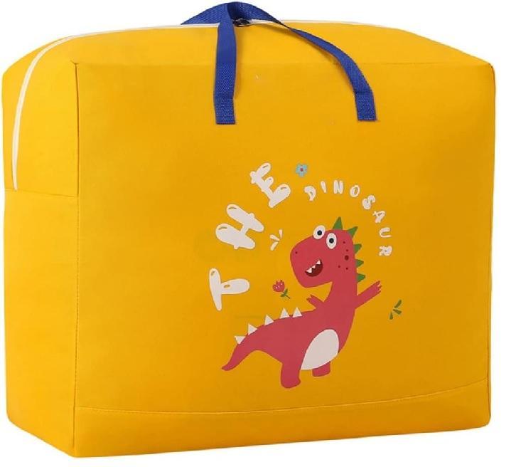 Dinosaur Baby Bag Yellow Blue Kids Carryall