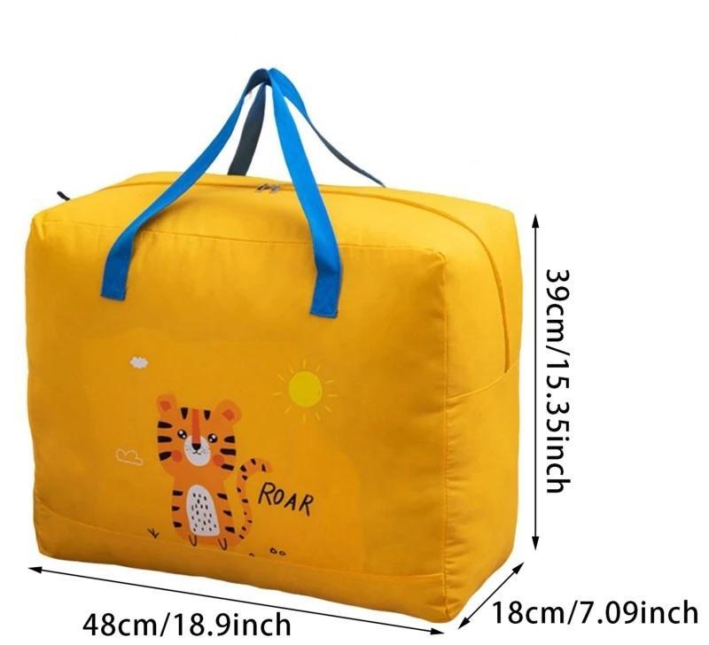 Dinosaur Baby Bag Yellow Blue Kids Carryall