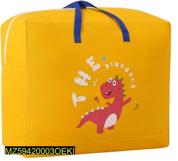 Dinosaur Baby Bag Yellow Blue Kids Carryall