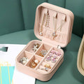 Multicolor PU Leather Jewelry Box for Travel & Storage