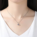 Korean Style Zircon Stone Bridage Set Silver