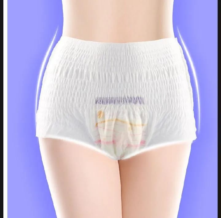 Ezi Sanitary Pants Pack of 10 Ultra Absorbent Cotton Multicolor S M L