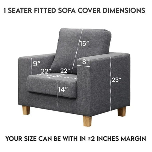 5 Seater Velvet Textured Sofa Covers