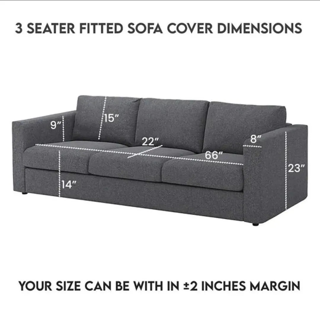 5 Seater Velvet Textured Sofa Covers